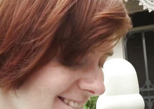 Lesbian redheads lick and finger puristic vaginas